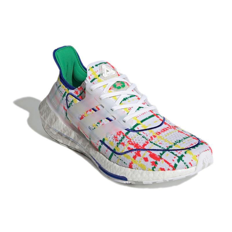 adidas Tênis Ultra Boost 21 Branco Palace Multicolorido GY5556