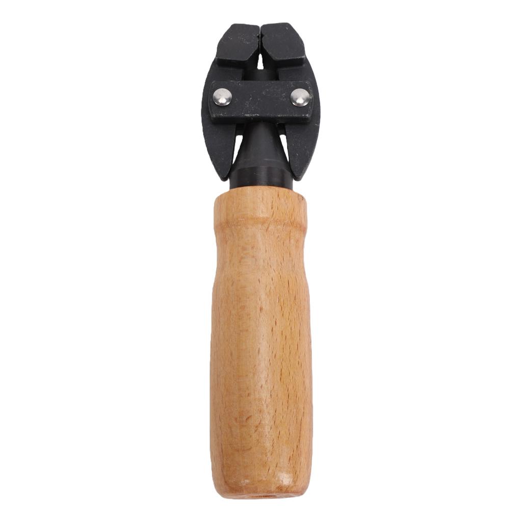 Adjustable Hand Vise Wooden Handle Non Slip Metal Forming Drawing Tool for Jewelry Grinding Engraving