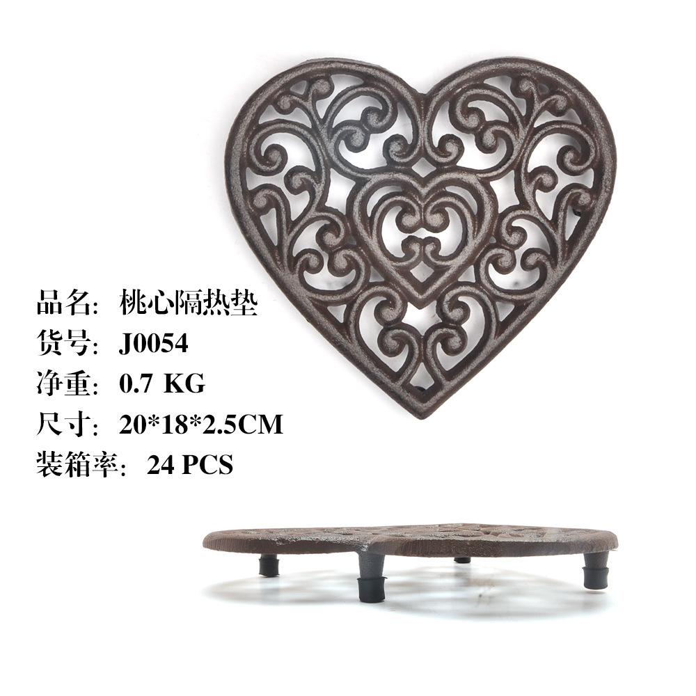 Cast Iron Animal Trivet-Decorative Coaster for Kitchen Counter  Dining Table Vintage Fashioned,Farmhouse,Rustic,Artisan Design