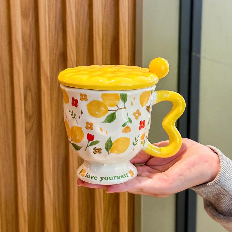 Send Girls Birthday Gifts, Ceramic Mugs, Souvenirs, High-value Couples Drinking Cups, Girlfriends Practical Gift Boxes