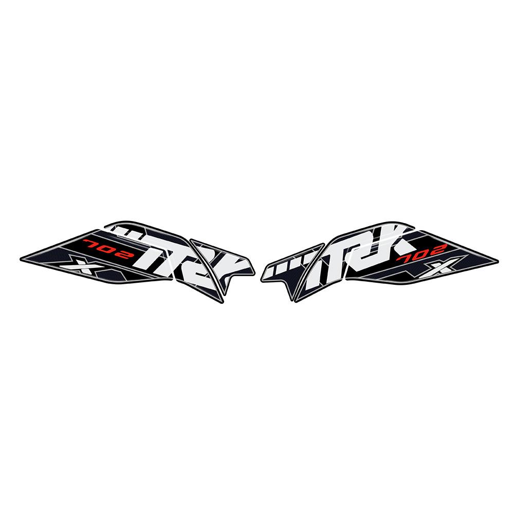 For Benelli TRK 702 X TRK 702X TRK702X 2023-2025 Tank Pad Sticker Motorcycle Tank Protector Decals