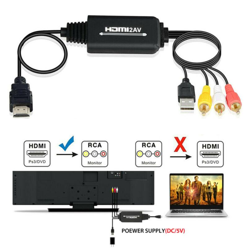 Rca Hdtv Ps4 Universal 1080P HDMI To RCA AV Audio Video