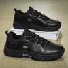 2025 New Guochao Men's Shoes Outdoor Sports Hiking Shoes Non-slip Wear-resistant Low-top Shoes Labor Insurance Work Casual Shoes
