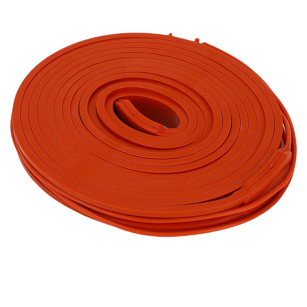 225W Flexible Heating Belt Water Proof Insulated Silicone Antifreeze Wrap for Water Pipe Metal Plastic Pipeline 15x3000mm