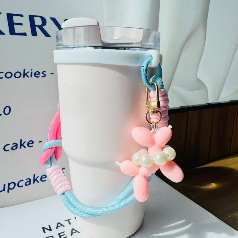 Original Thermos Handle Strap Holder For 6-10cm Tumbler Strap Silicone Sling Suitable For Stanley 30oz/40oz Cup Accessories