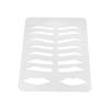 Brow Lips Template Reusable Bendable Eyebrow Lip Eyebrow Grooming Stencils for Tattoo Artists