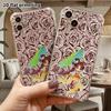Phone case: 2D flat suitable for iPhone 18 17 16 15 14 13 Pro, transparent four corner protective case, twin tails, Christmas and Halloween gift