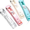 Push Clip and Stapler Set for Organizing Papers and Files