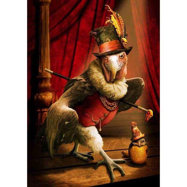 Funny Animal Posters Deer Cat Dog Portrait Poster Paintings and Canvas Painting Nordic Wall Art Pictures Room Living Room Decoration No Frame