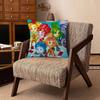 Cartoon TThe FFixies   Decorative Polyester Throw Pillow Cover Square Suitable for Home Office Coffee Shop Decor