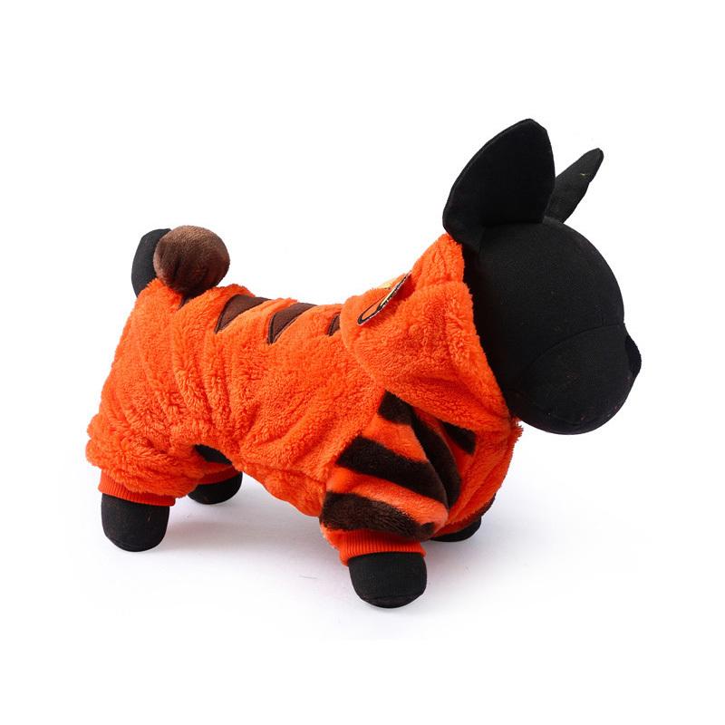 Hot Sale Pet Dog Clothes Little Tiger Dog Winter Coats Warm Dog Hoodies for Chihuahua Small and Large Dog Clothes Costumes