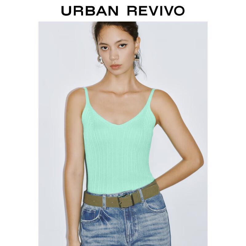 

Укороченный женский вязаный топ на бретелях с V-образным вырезом XS