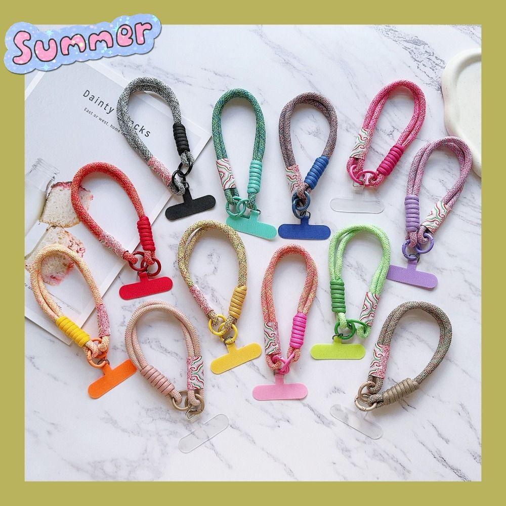 Handwoven Mobile Phone Lanyard Braided Phone Wrist Straps Universal Anti-lost Rope