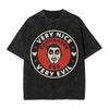 Washed T Shirts Danhausen Curses Meme Horror Hip Hop TShirts Oversize  Streetwear Short Sleeve Summer Tops Tees Men Women