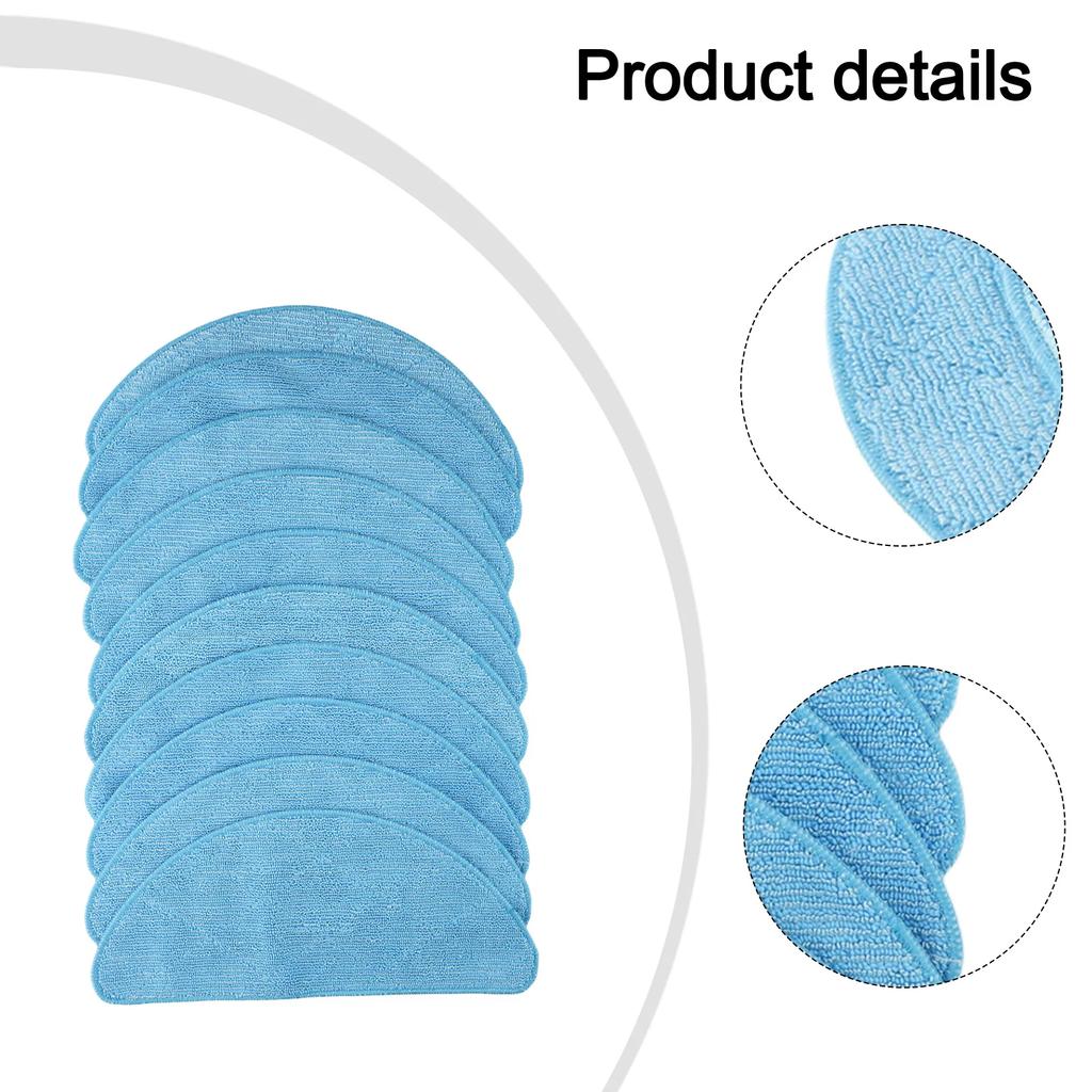 Cleaning Cloth Kit Robot Vacuum Cleaner Parts Home Maintenance Daily Cleaning Easy-to-Clean Cloth Efficient Dirt Removal