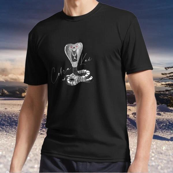 

New item cobra kai silver logo art digital Logo TEE T-Shirt Funny Size S to 5XL 4XL