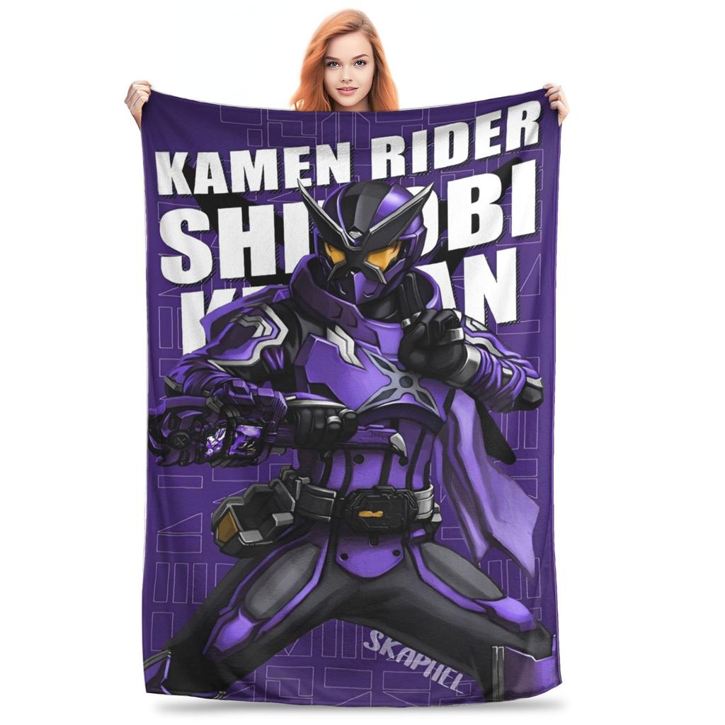 Kamen Rider Anime Blanket Multiple Sizes Super Soft and Warm Throw Blankets for Couch Sofa and Bed