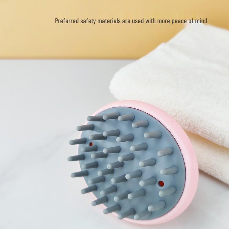 Saç Yıkama için Silikon Kafa Masaj Aleti ve Şampuan Fırçası