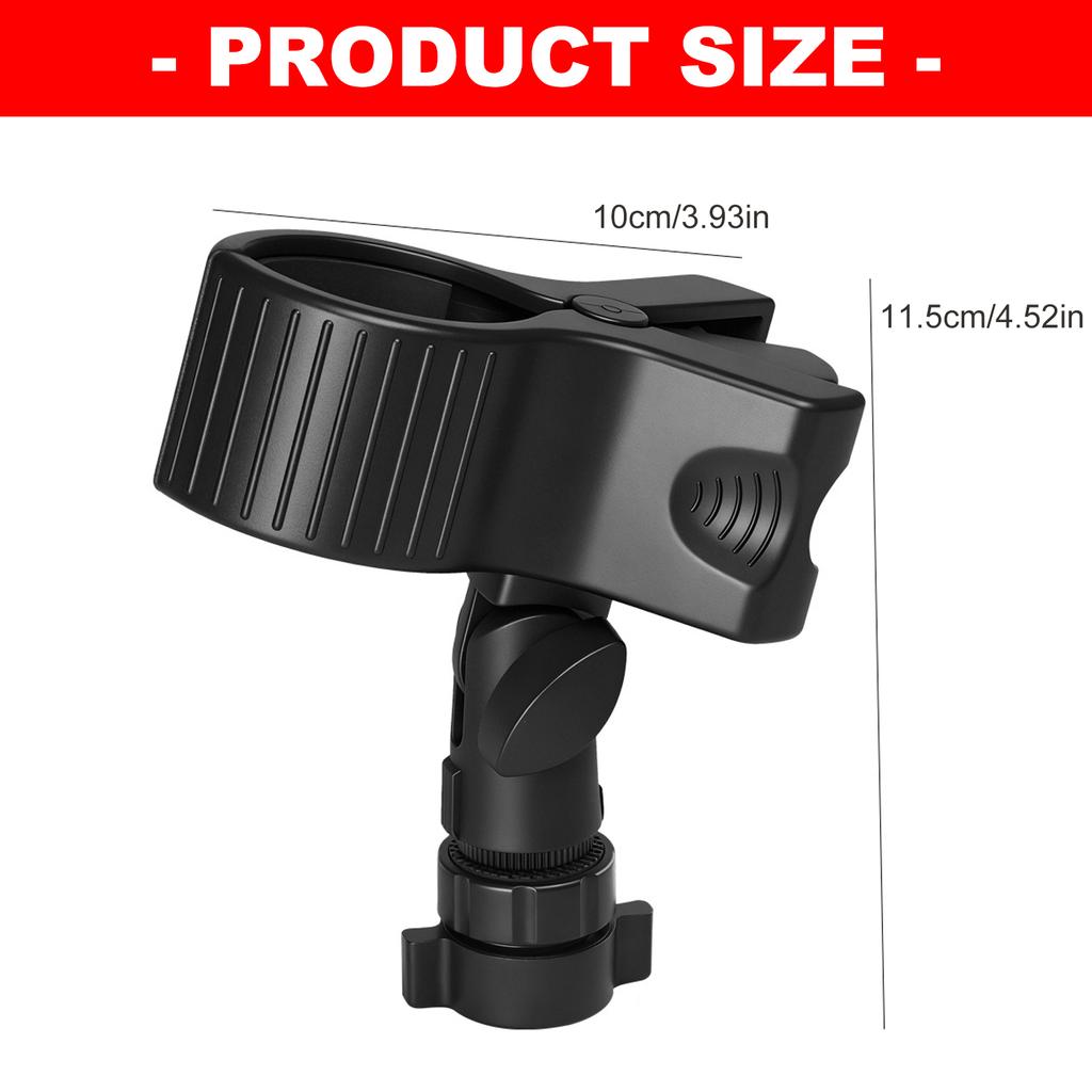 Desktop Microphones Mount Holder Plastic Construction Spring Mechanism for Recording Studios Live Streaming Broadcasting