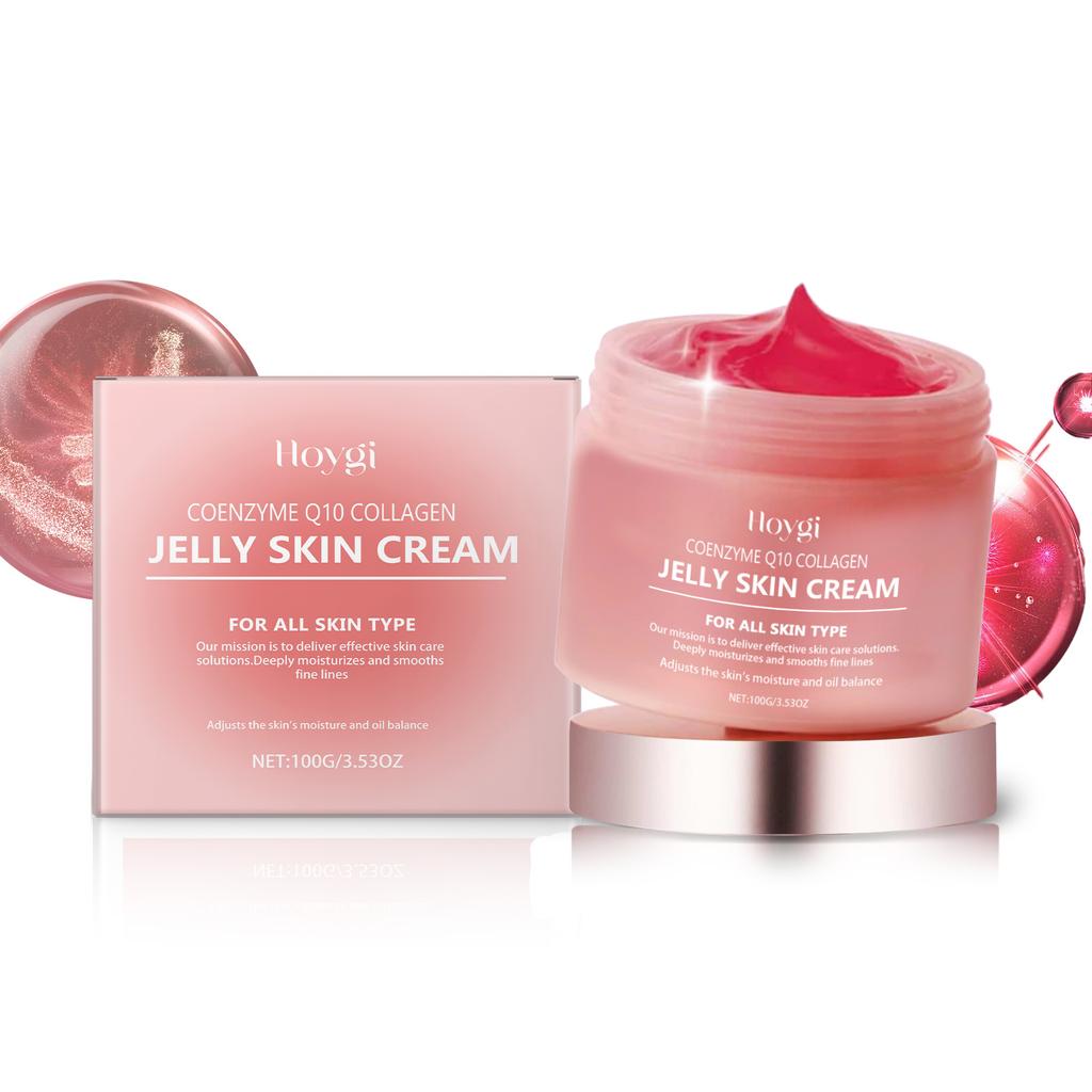 Collagen Jelly Cream Deep Moisturizing Face Cream Dry Skin Relief Oil Balance Smooth Skin 75ml