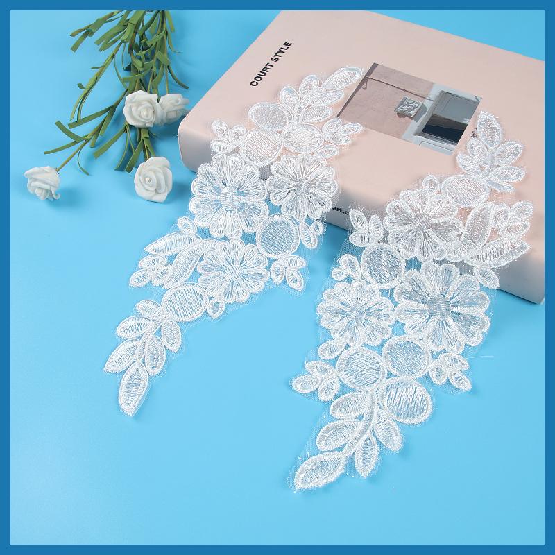 Guangzhou Car Bone Pair Of Flowers Wedding Dress Evening Dress Children'S Princess Dress Patch Pair Of Flowers Bridal Headgear Headband Accessories