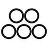5 stücke O-Ringe Silikon Baby Dummy Schnuller Kette Clips Adapter Halter für MAM