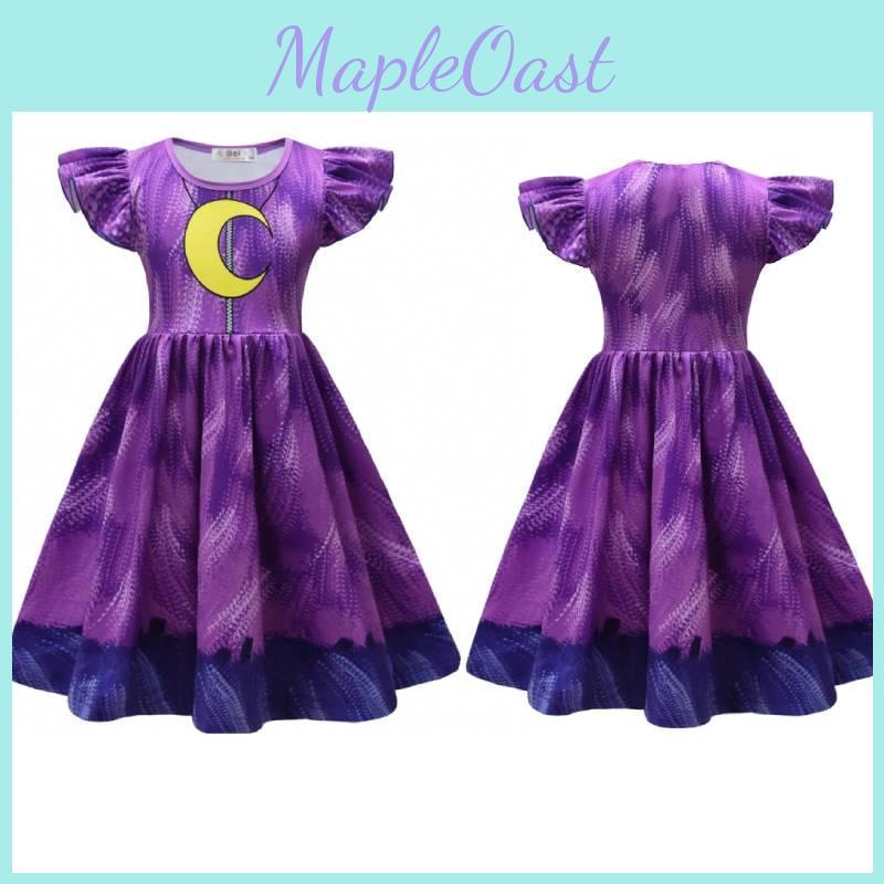 Lachendes Critters Mädchen Cosplay Kleid Für Kinder Halloween Kostüm Mit Milchseidenmaterial Für Mädchen 3-8 Jahre