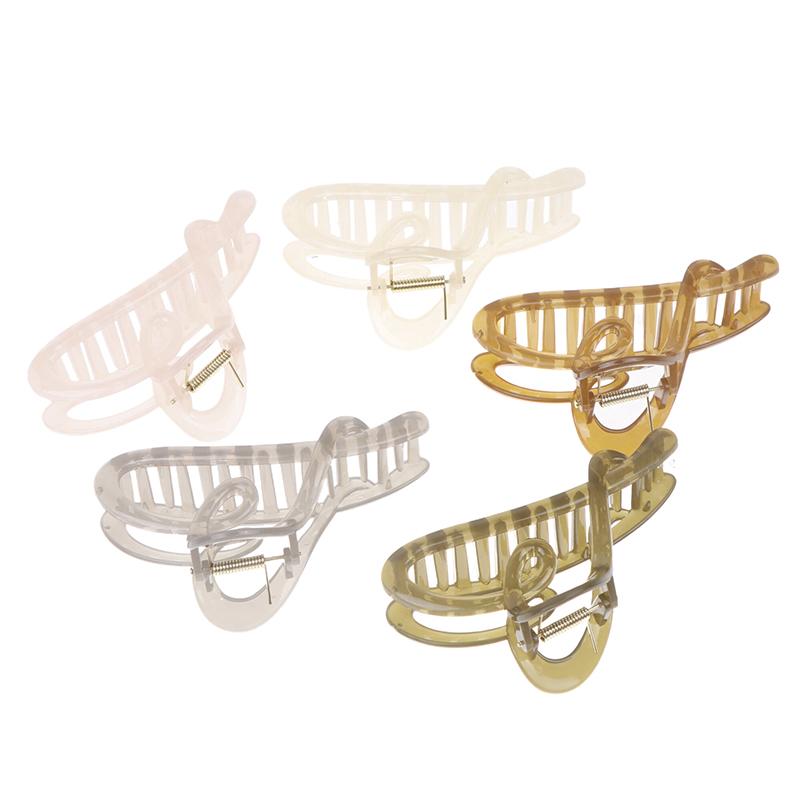 Large Claw Clips For Thick Hair Accessories Women Headdress Ins Plastic Catch Crab Hairpins Gifts