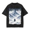 Streetwear Washed Tshirt Lone Penguin Survival But Why Funny Dark Meme Cotton Tshirts  Hipster Tshirt Men Beach Y2k Basic Tees