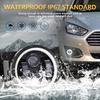 4 Inch LED Fog Lights White Halo Ring Angel Eyes DRL Amber Turn Signal Lamp 40W Round Auxiliary Lights For Jeep Wrangler JK TJ