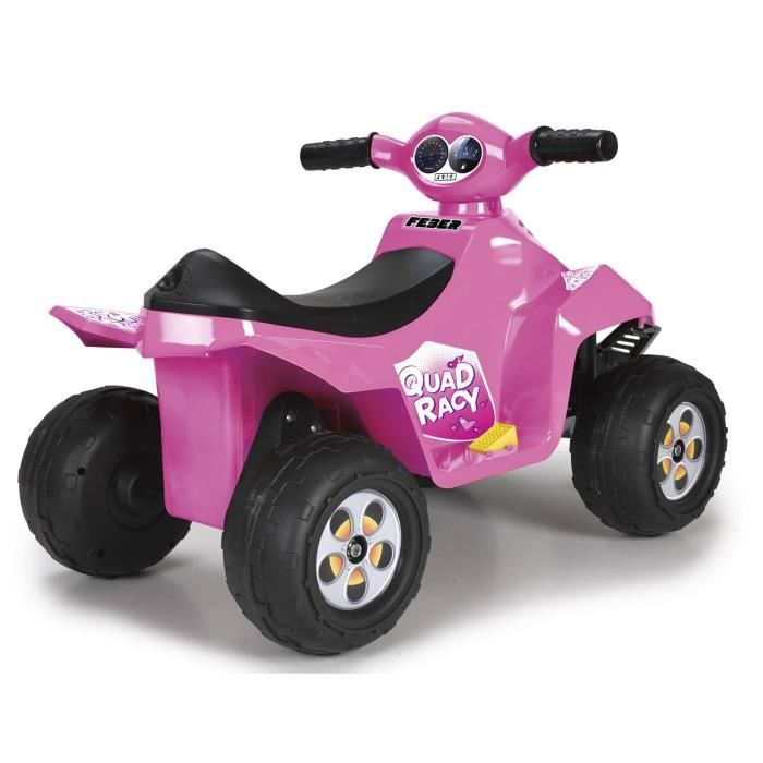 Racy 6V Electric Quad - Pink - FEBER