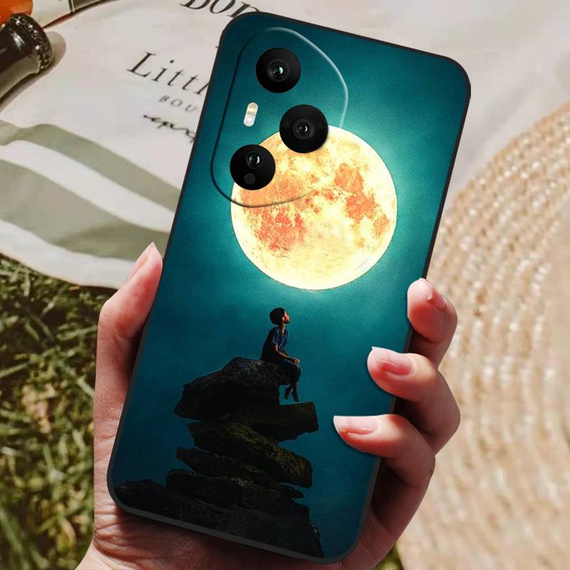 For Honor 400 Pro Case Soft Silicone Cover Black Bumper TPU For Honor 400 Pro 5G Case Honor400 Global Funda Phone Cases Cover