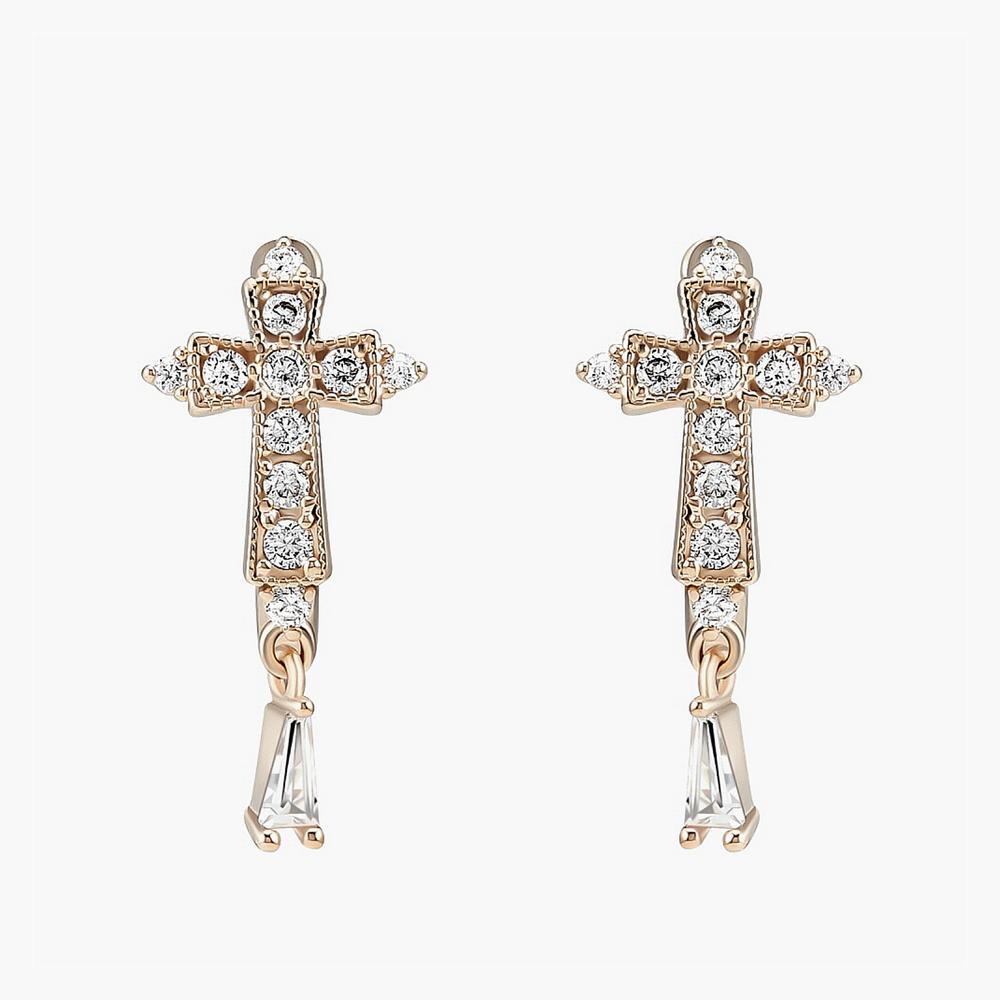 Monograph Peggy Earrings Mger048S 14K Gold Plated
