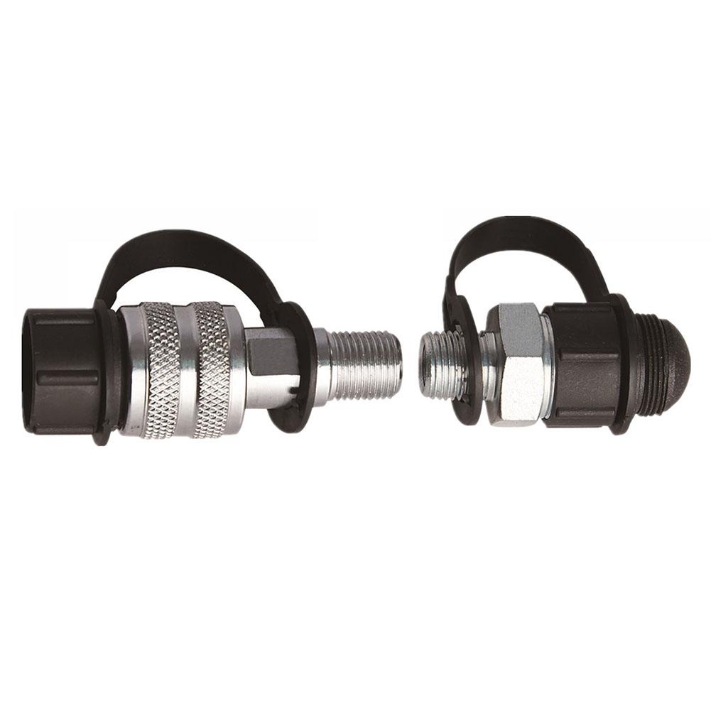 Carbon Steel Hydraulic Coupling with Zg3/8 External Thread Straight Through Configuration for High Pressure Oil Pipeline Use