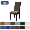Solid Color Elastic Silver Fox Fleece Chair Cover Household Hotel Dining Table Chair Cover Velvet Chair Cover
