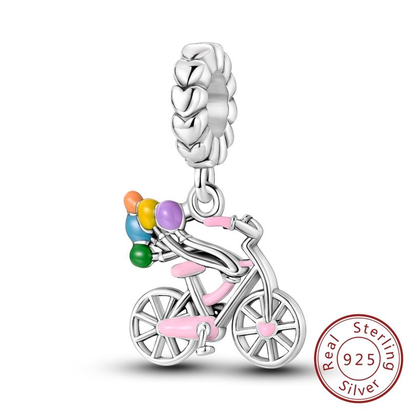 Real Copper Zircon Butterfly Travel Pendant Charms Beads Fit Original Mula Necklace Bracelet Women Jewelry