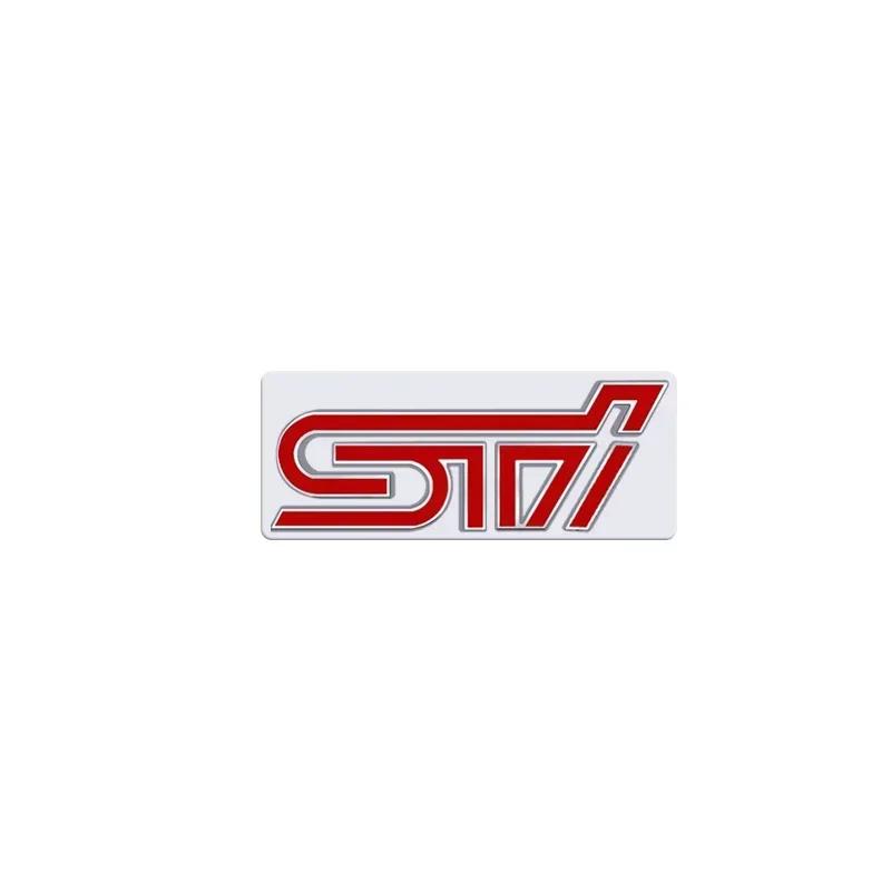 STI Emblem 3D Metal Car Body Stickers Front Grille Rear Trunk Badge for Subaru Legacy Impreza XV BRZ Forester WRX Levorg Outback T111