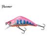Artificial Bait 4.8cm/3.8g Fishing Lure Bionic 3D Eyes Sharp Hooks Fake Stream Trout Sinking Minnow for Freshwater Saltwater Swimbait