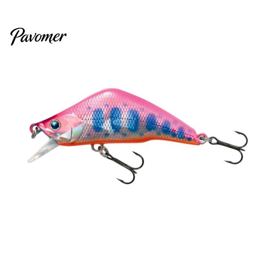 Artificial Bait 4.8cm/3.8g Fishing Lure Bionic 3D Eyes Sharp Hooks Fake Stream Trout Sinking Minnow for Freshwater Saltwater Swimbait