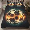 Football Bed Cover Set Adults Winter Duvet Cover Sets Kids,twin Full Queen King Bedroom Set Home Textile Housse De Couette