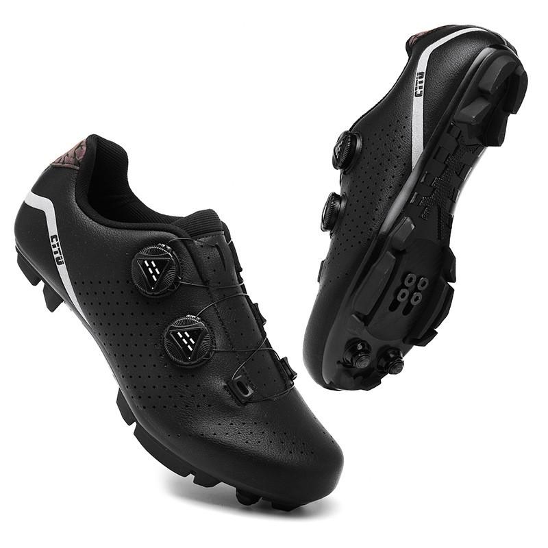 Mens Cycling Shoes Hard Sole Breathable Clipless Road MTB Bike Mountain Biking