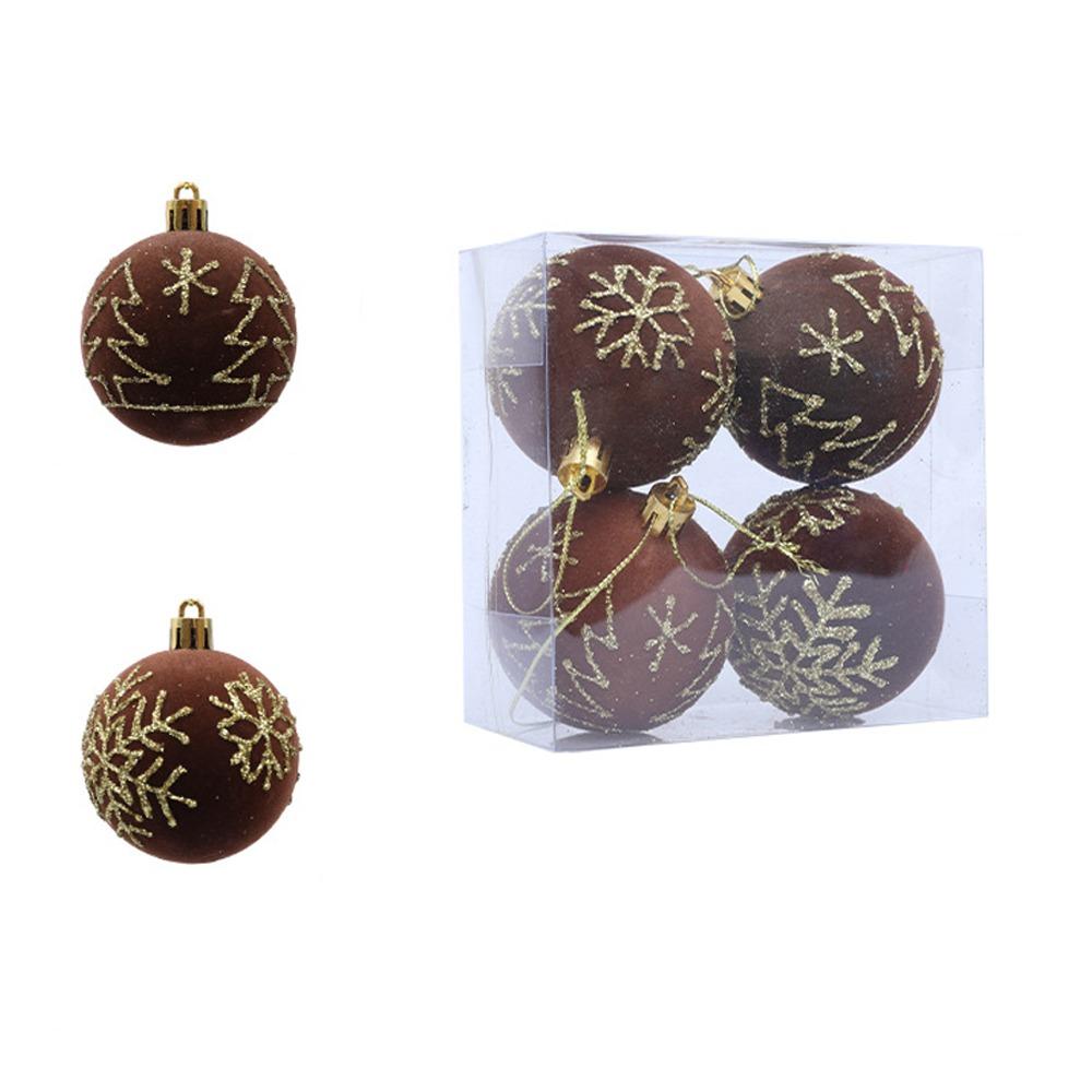 Plastic Christmas Decoative Balls Hanging Xmas Tree Ornaments Christmas Color Balls  Home Decor