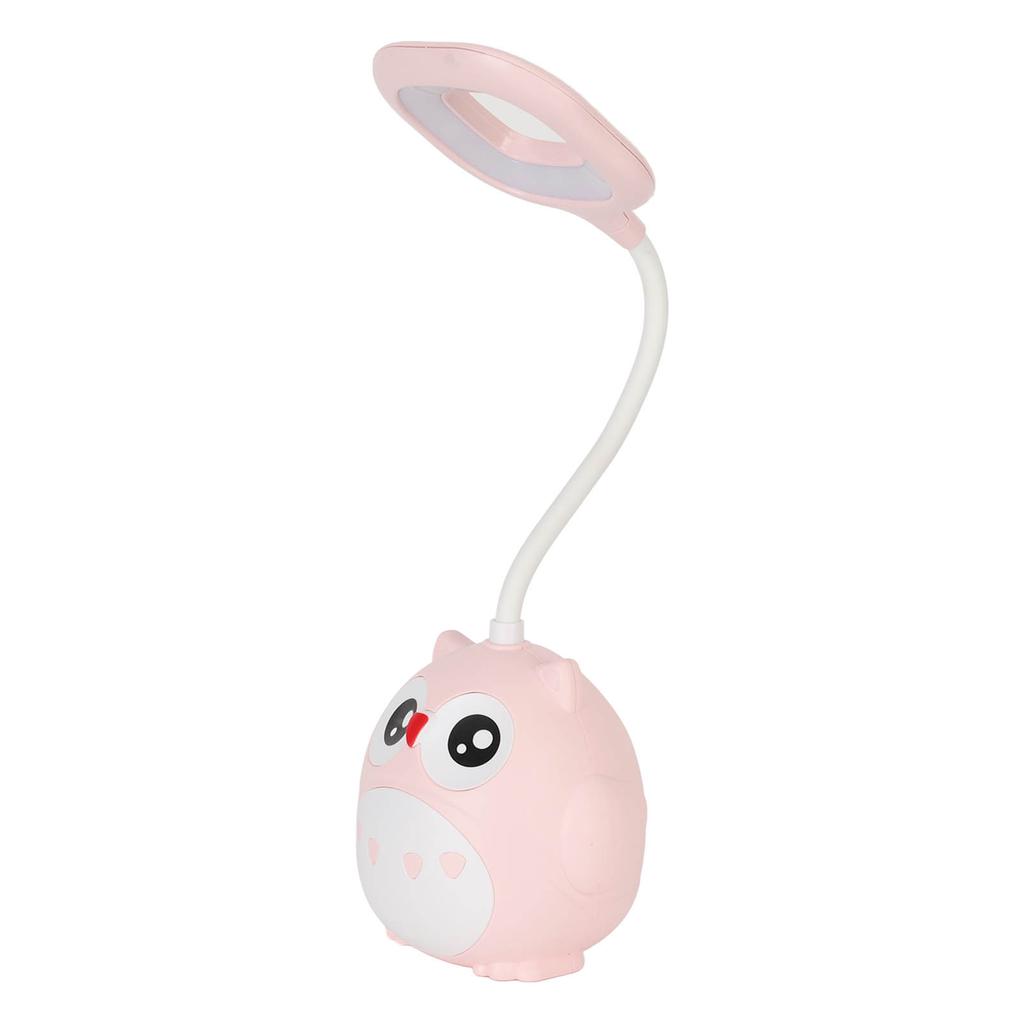 Table Lamp Pen Holder Small Eye Caring Desk USB Rechargeable LED Night Light Student Dorm Room Cartoon Owl Shape