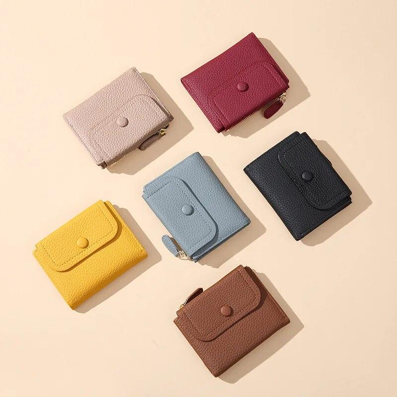 Small Pu Leather Women Wallet Mini Lady Coin Purse Pocket Female Wallet Girl Purse Brand Designer Wallet Purses For Women