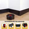 1pc 10cmX1m/2m/3meters Flexible Baseboard Molding Trim, Self Adhesive Rubber Wall Base. PVC for Walls Home Trim (White)