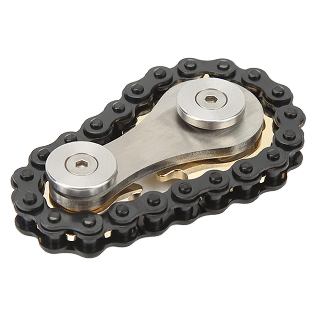 Detachable Fingertips Chains Sprockets Toys Stress Relief Stainless Steel Sensory Fingertips Bike Chains Toys for Travel