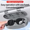 Auto-Brillenbox Tragbarer Auto-Sonnenbrillenhalter Halter für Autofahrer-Brillen Brillenetui Sonnenblende Multifunktionale Aufbewahrungsbox
