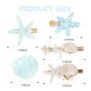 Slip Resistant Starfishes Shaped Hair Clip Strong Grip NonSlip Hairpins For Daily Use Outdoor