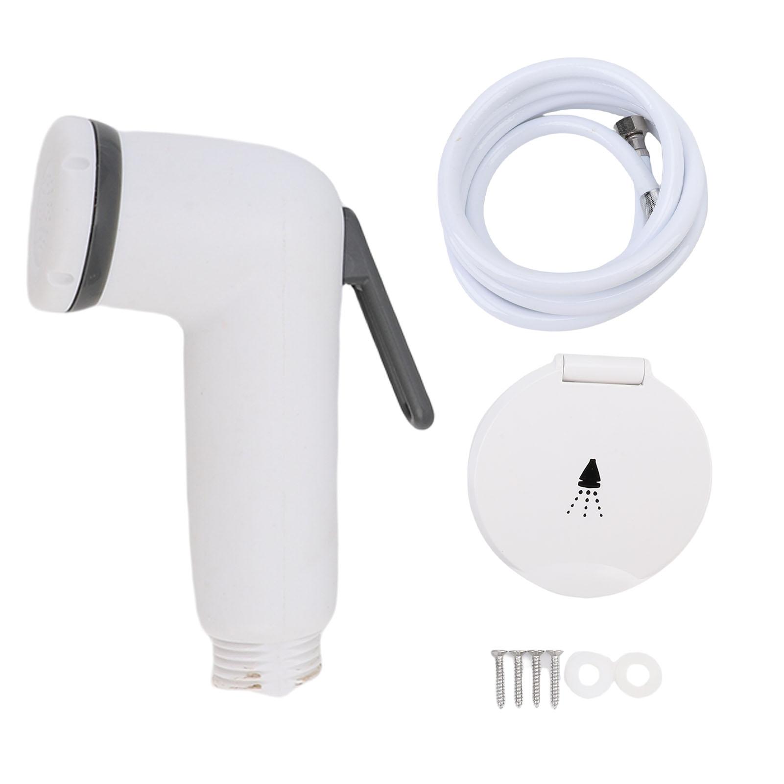 RV Shower Trigger Head with Hose Water Saving Outdoor RV Shower Kit for Ships Yachts Mobile Home RV Shower Head with Hose