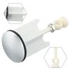 Wash Basin Plug-Sink Plug-Drain Plug-Pop-Up Plug-Spare Parts White 40mm